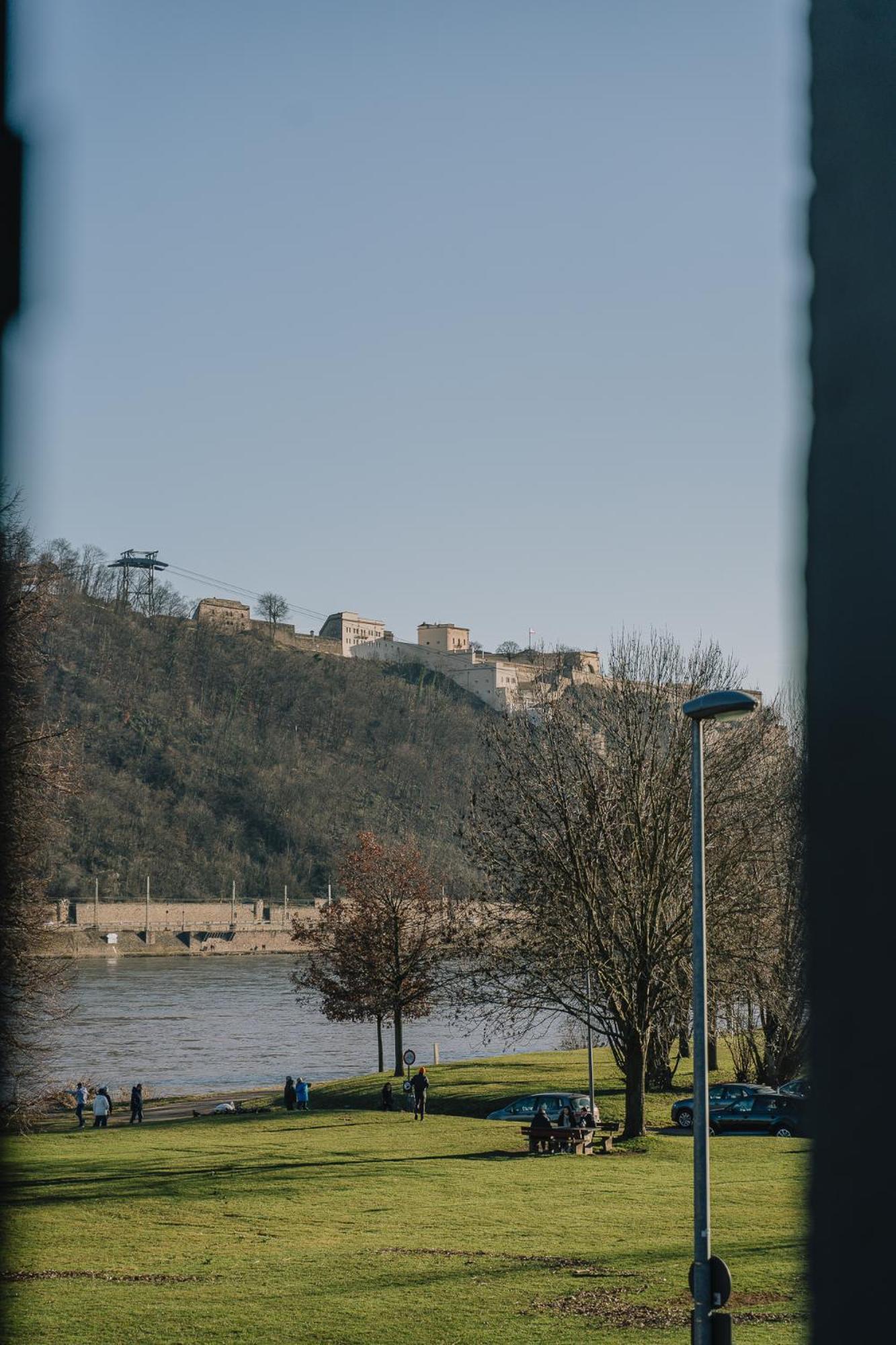 Gemuetliche Rheinblick Residenz Apartment Koblenz  Bagian luar foto